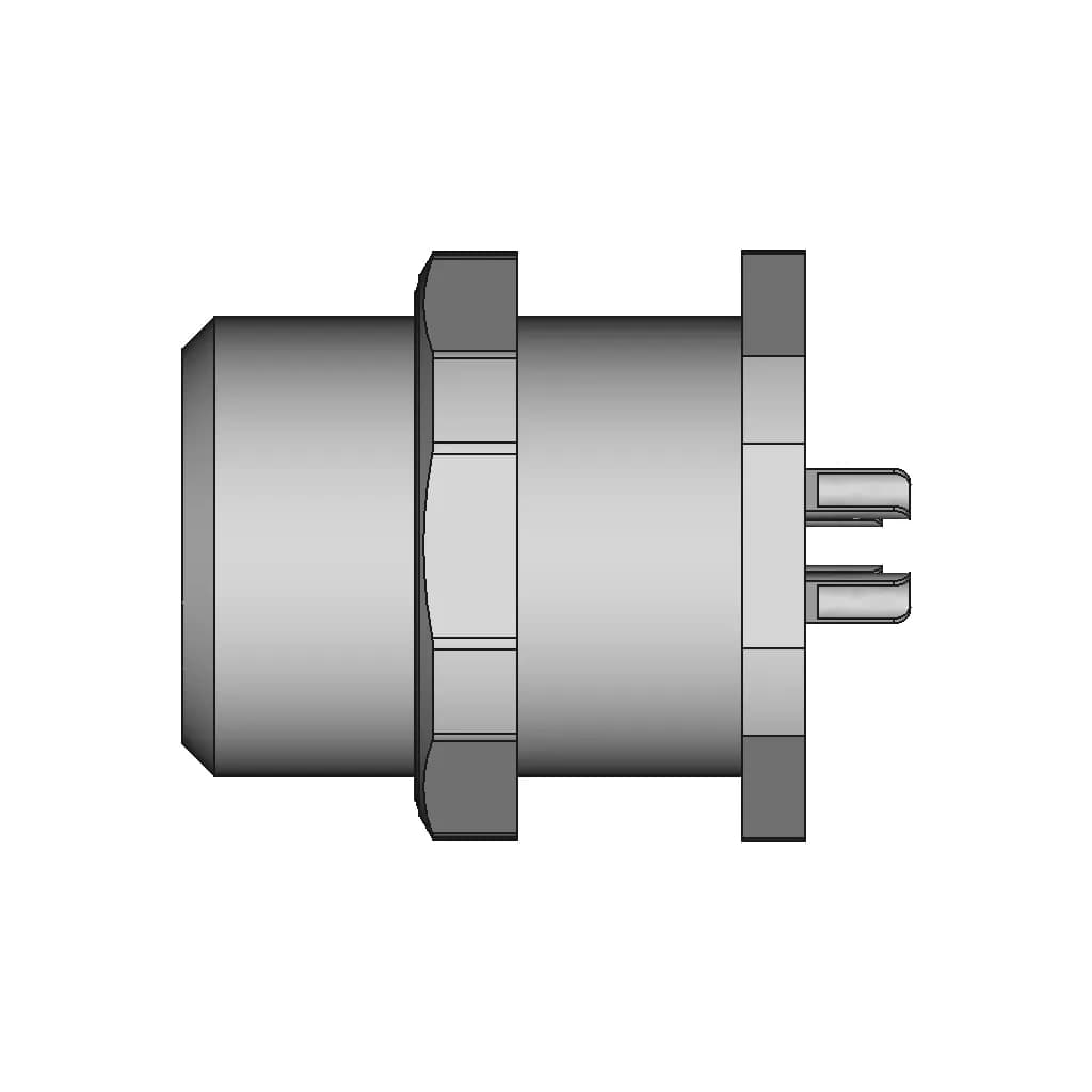 Connector For The Unit - St1213.P4 - Weipu (4 Pins, Ip67, Male) - Downloadable CAD Representation_270_0_degree_snapshot