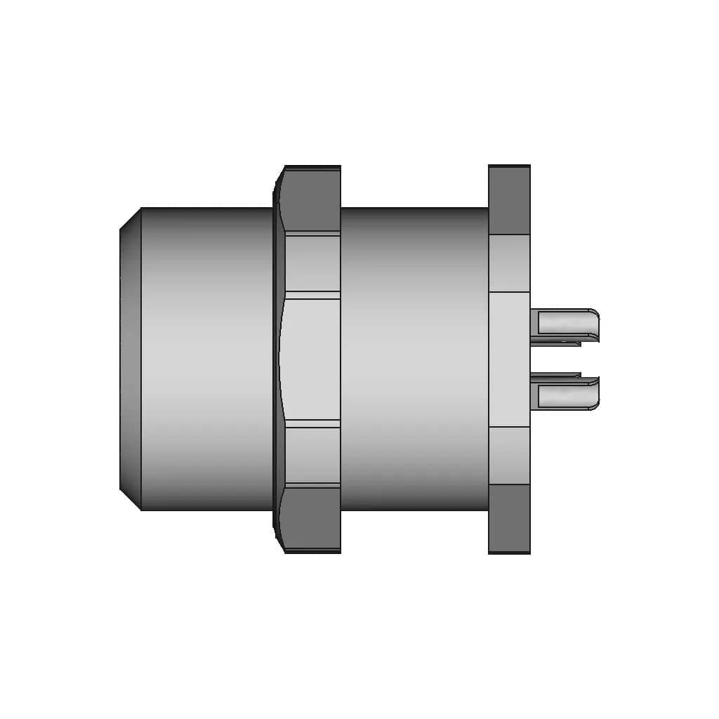 Connector For The Unit - St1213.P4 - Weipu (4 Pins, Ip67, Male) - Downloadable CAD Representation_90_0_degree_snapshot