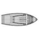 Thistle Dinghy Hull | High-Quality CAD Model_0_0_degree_snapshot