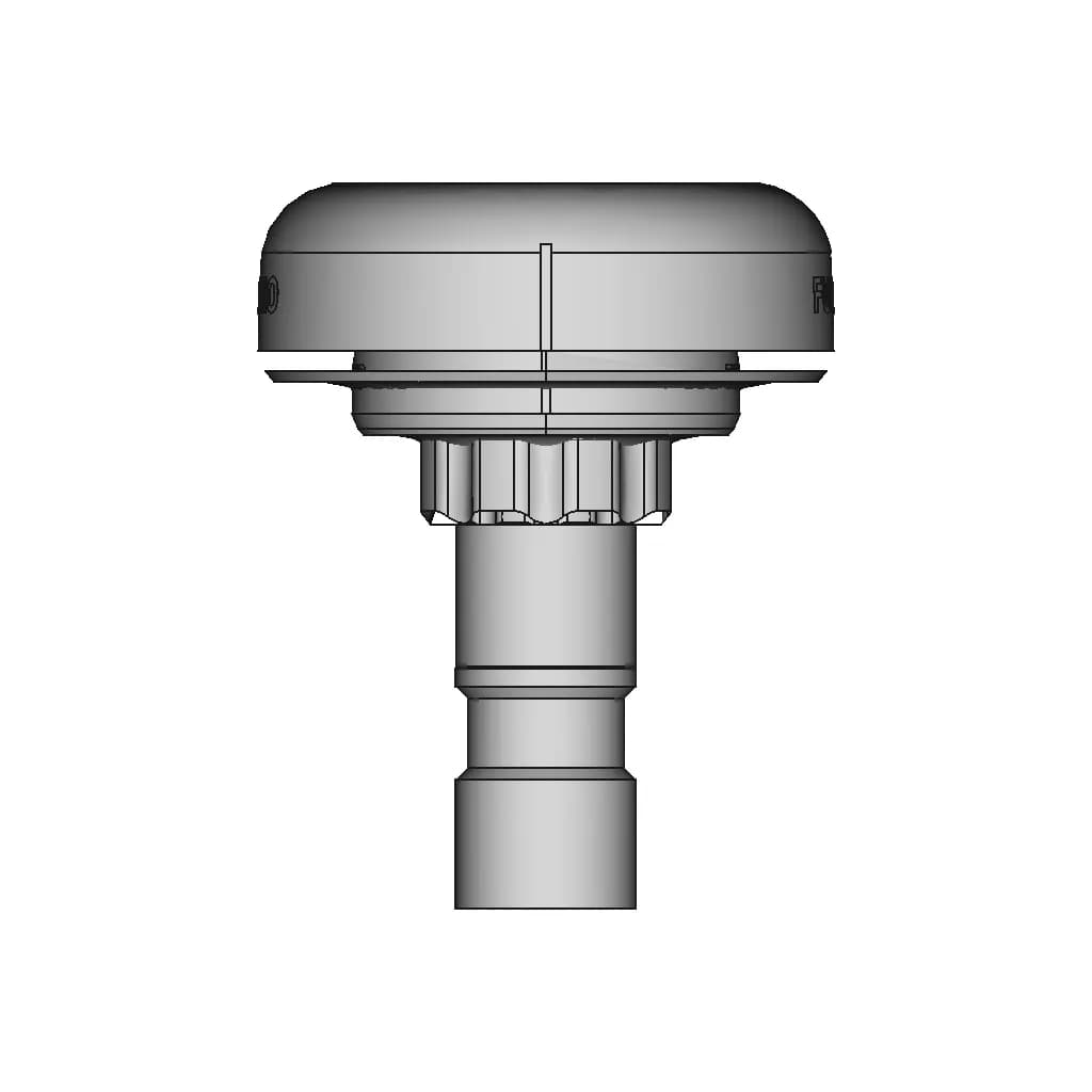 Gp330B Furuno Gps Receiver - Downloadable CAD Representation_0_90_degree_snapshot