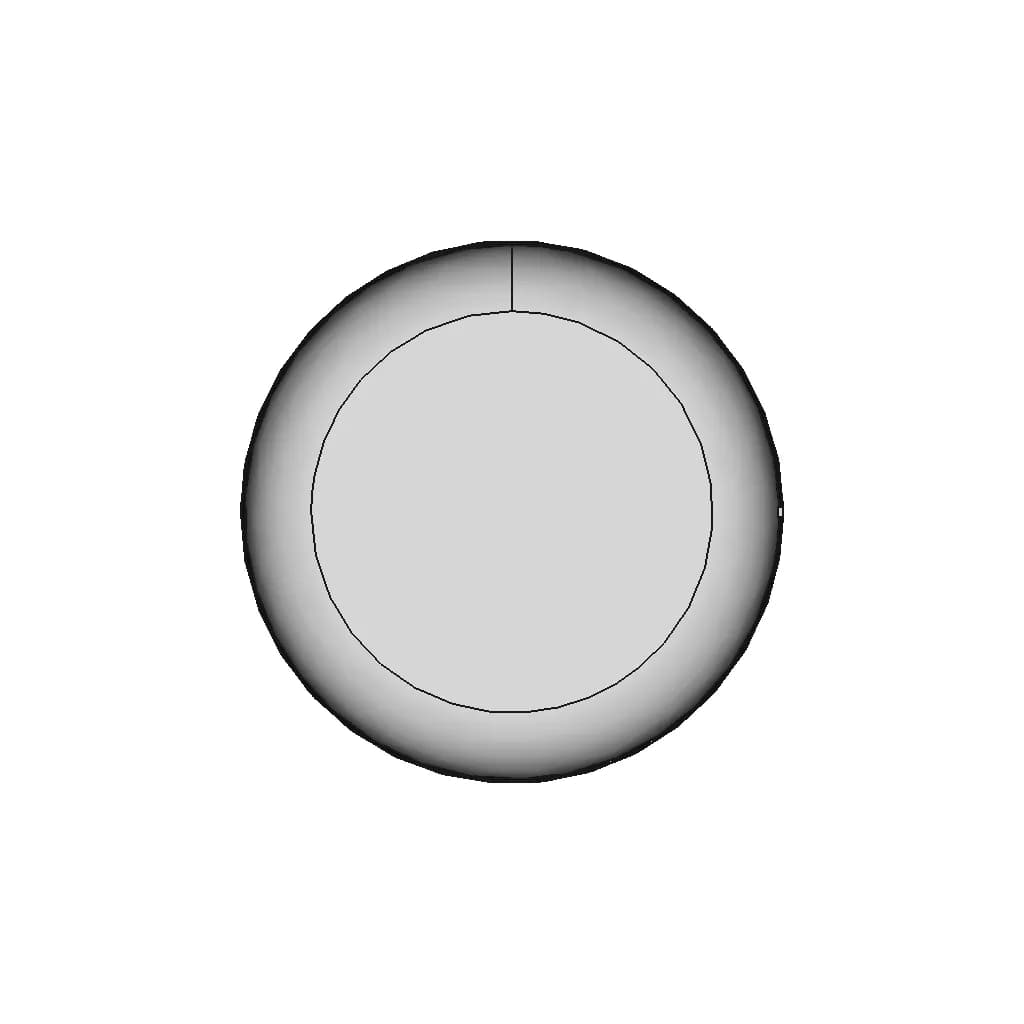 Gp330B Furuno Gps Receiver - Downloadable CAD Representation_270_0_degree_snapshot