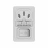 Male Ac Power Plug Socket With Fuse Holder - Standard Mechanical Component_0_0_degree_snapshot