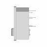 Male Ac Power Plug Socket With Fuse Holder - Standard Mechanical Component_0_90_degree_snapshot