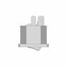 Male Ac Power Plug Socket With Fuse Holder - Standard Mechanical Component_270_0_degree_snapshot
