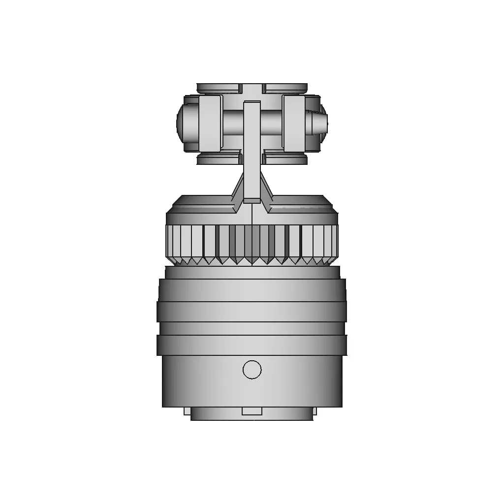 Amphenol | Pt06A14-19S(Sr) | Mil-Dtl-26482 | 14 Shell 19 Pins - Downloadable CAD Representation_0_0_degree_snapshot