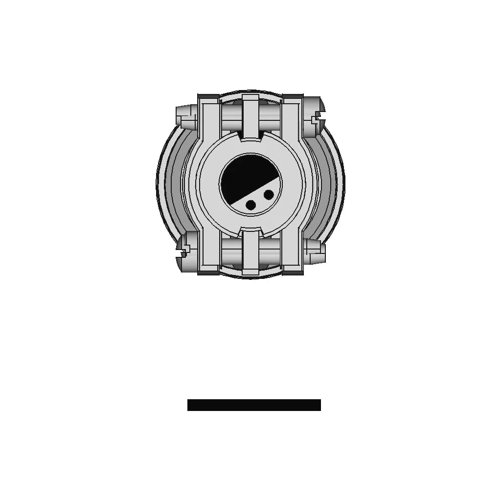Amphenol | Pt06A14-19S(Sr) | Mil-Dtl-26482 | 14 Shell 19 Pins - Downloadable CAD Representation_270_0_degree_snapshot