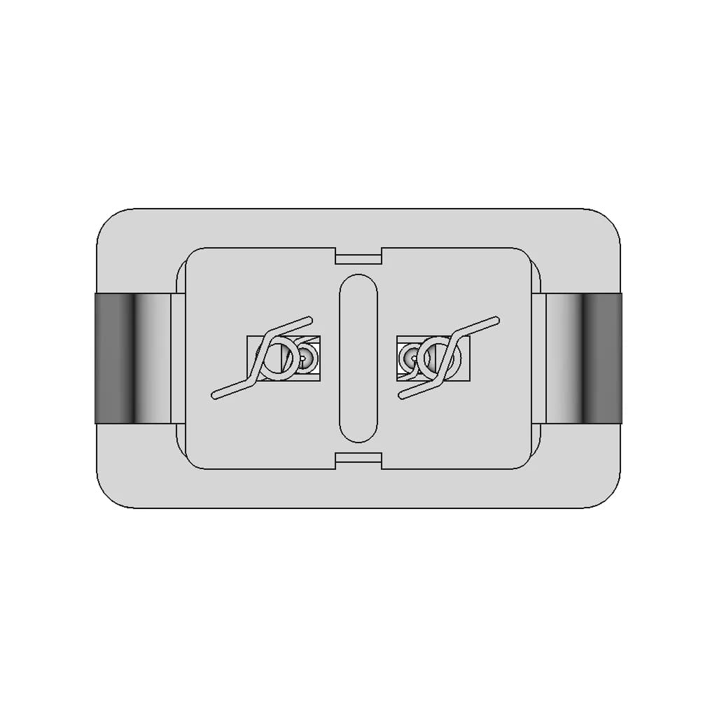 Db-8 2 Pin Ac Plug Base Jack - Standard Mechanical Component_270_0_degree_snapshot