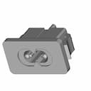Db-8 2 Pin Ac Plug Base Jack - Standard Mechanical Component_60_30_degree_snapshot