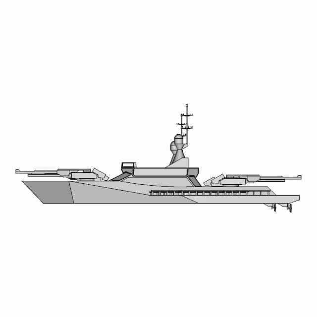 Battel Ship - Downloadable CAD Representation