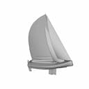 Sailing Dinghy 6Mt - Downloadable CAD Representation_60_30_degree_snapshot