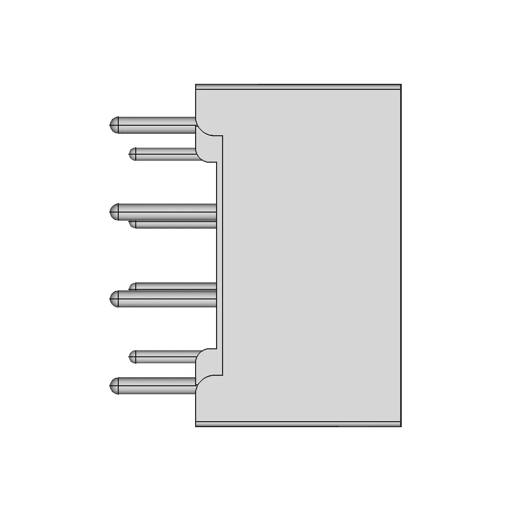 7-Segment Display (10X7.1) - Downloadable CAD Representation_0_270_degree_snapshot
