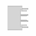 7-Segment Display (10X7.1) - Downloadable CAD Representation_0_90_degree_snapshot