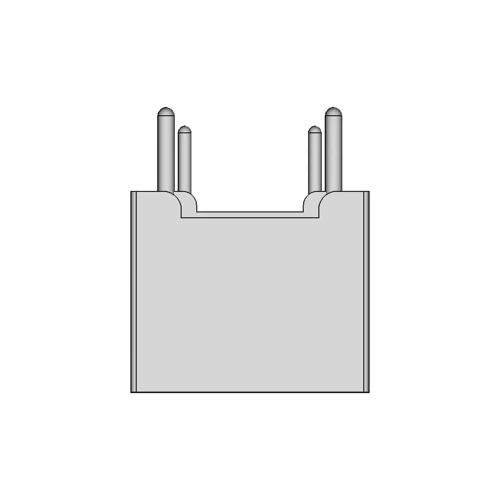 7-Segment Display (10X7.1) - Downloadable CAD Representation_270_0_degree_snapshot