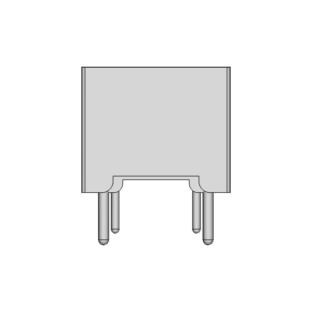 7-Segment Display (10X7.1) - Downloadable CAD Representation_90_0_degree_snapshot