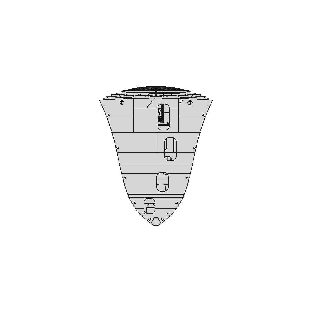 Fletcher Class Destroyer Bow (Wip) | 3D Engineering Design File_0_270_degree_snapshot