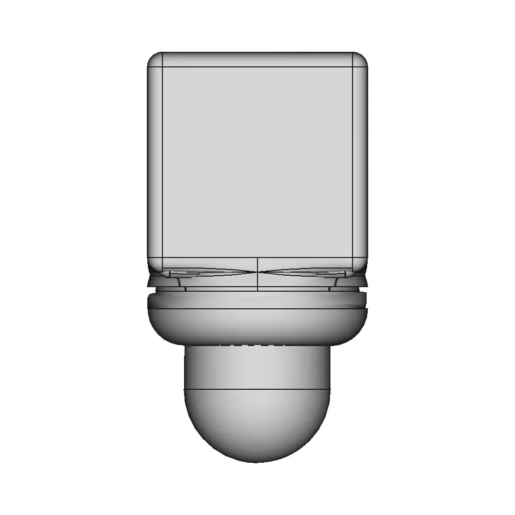 2.8Mm Pogo Pin (Yz110615028F-01) | 3D Engineering Design File_0_90_degree_snapshot