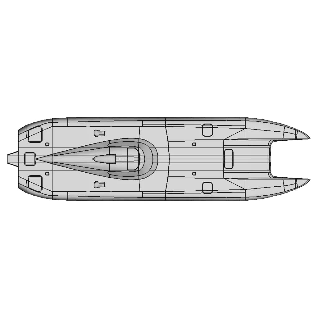 Mystic C5000 Catamaran - Downloadable CAD Representation_0_0_degree_snapshot