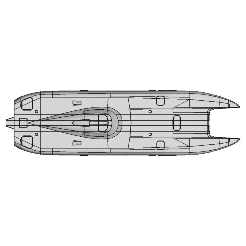 Mystic C5000 Catamaran - Downloadable CAD Representation