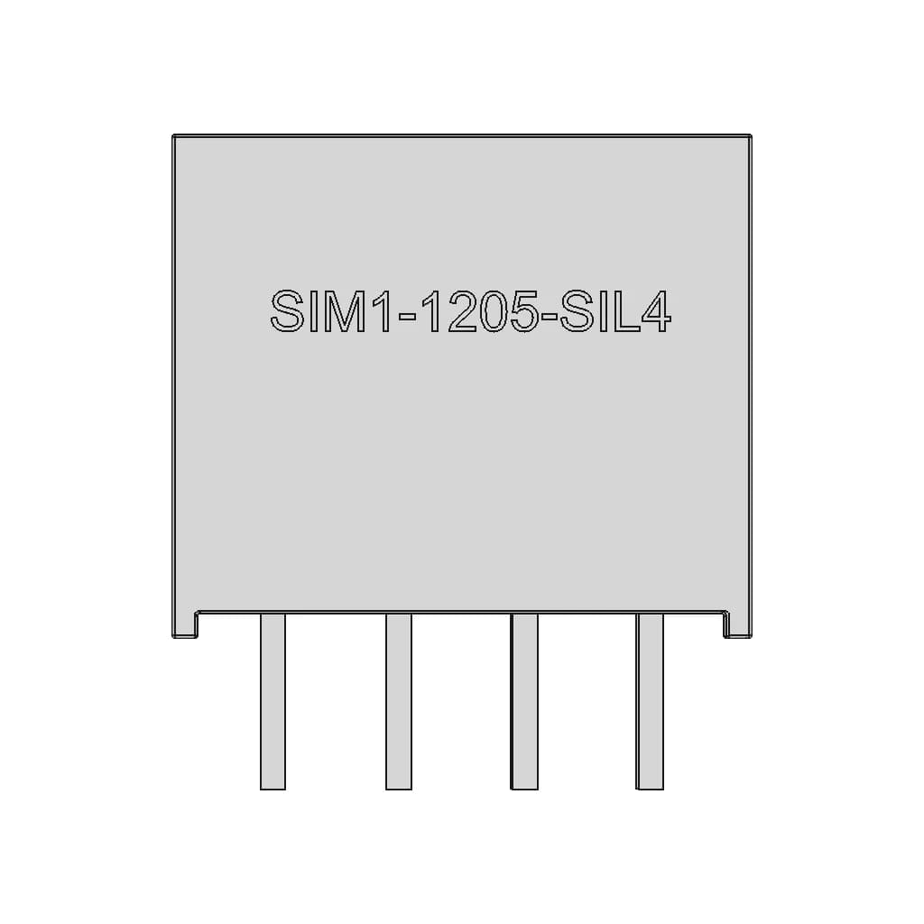 Sim1-1205-Sil4 | 3D Engineering Design File_90_0_degree_snapshot