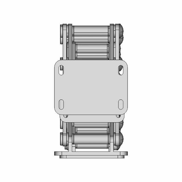 Accordion Marine Hinge 316L Stainless Steel | 3D Engineering Design File