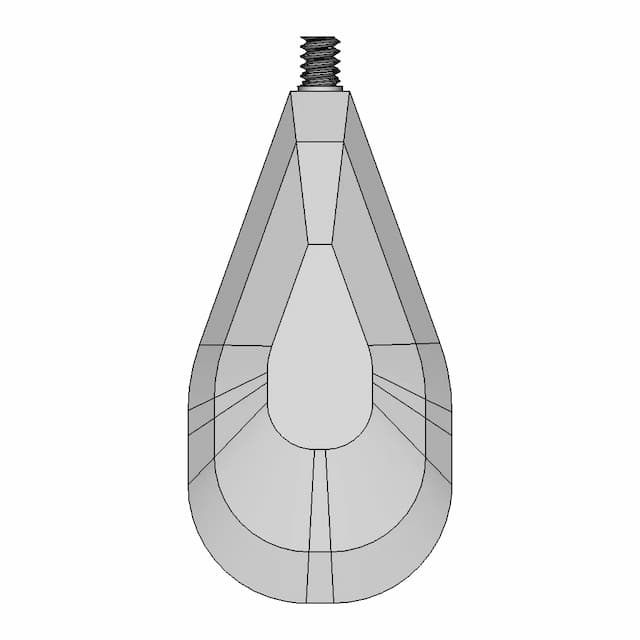 Petal For Chandelier | High-Quality CAD Model