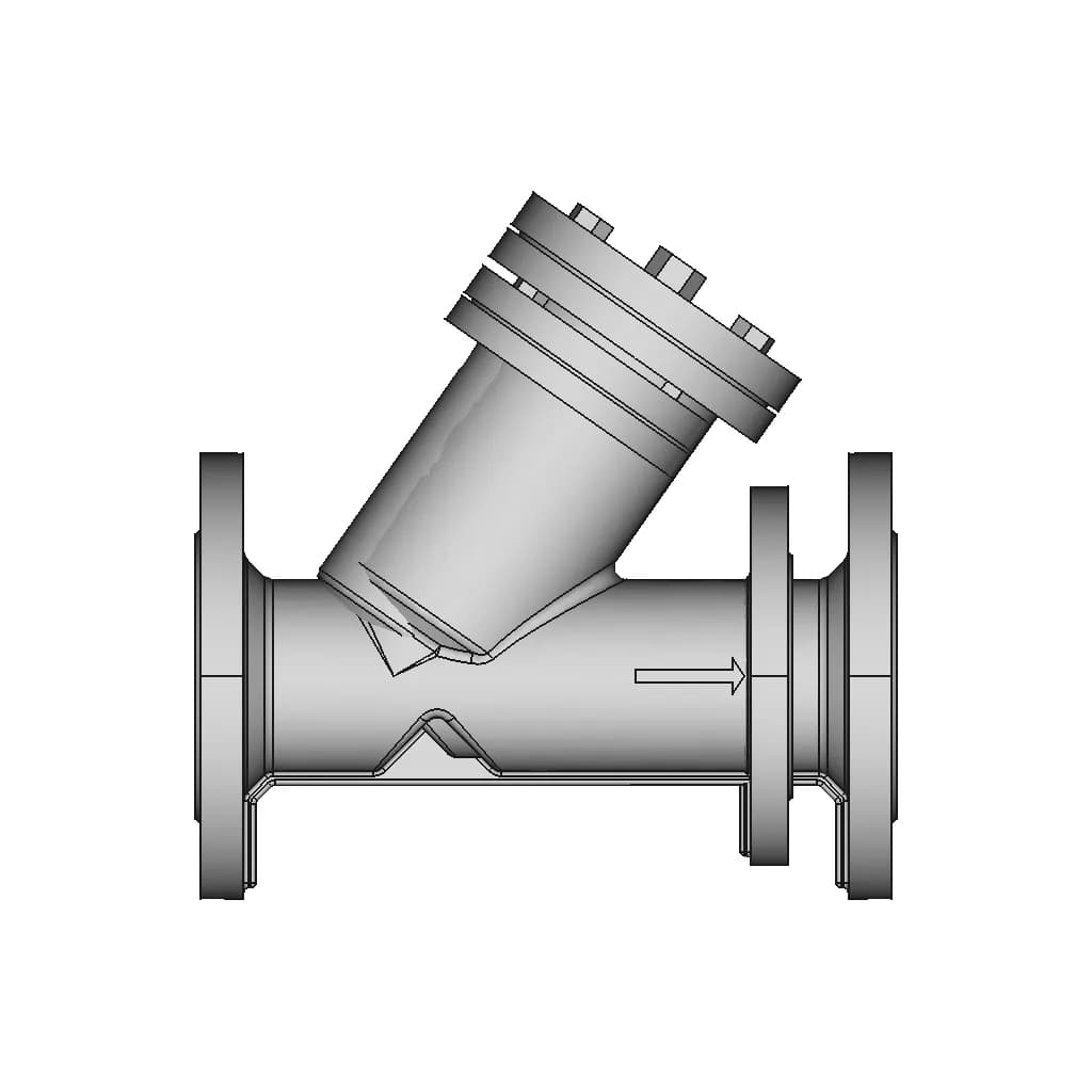 "Y" Strainer Dn65 Pn16 Aisi 316 Genebre 2461 - Standard Mechanical Component_270_0_degree_snapshot