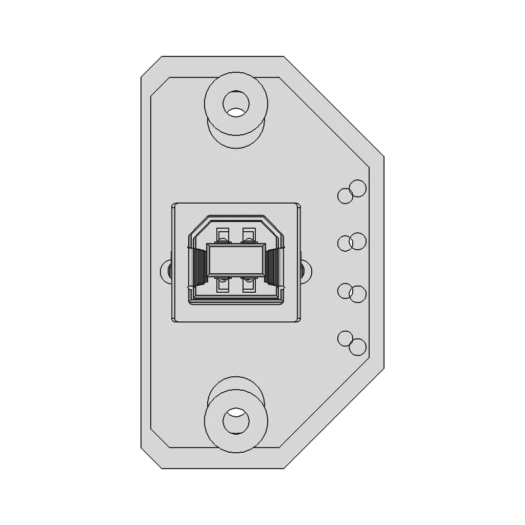Usb B Adapter Pcba | 3D Engineering Design File_0_0_degree_snapshot