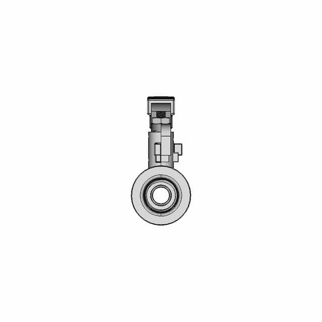 1/4" Npt Ball Valve - Downloadable CAD Representation