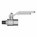 1/4" Npt Ball Valve - Downloadable CAD Representation_0_90_degree_snapshot