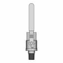 1/4" Npt Ball Valve - Downloadable CAD Representation_270_0_degree_snapshot