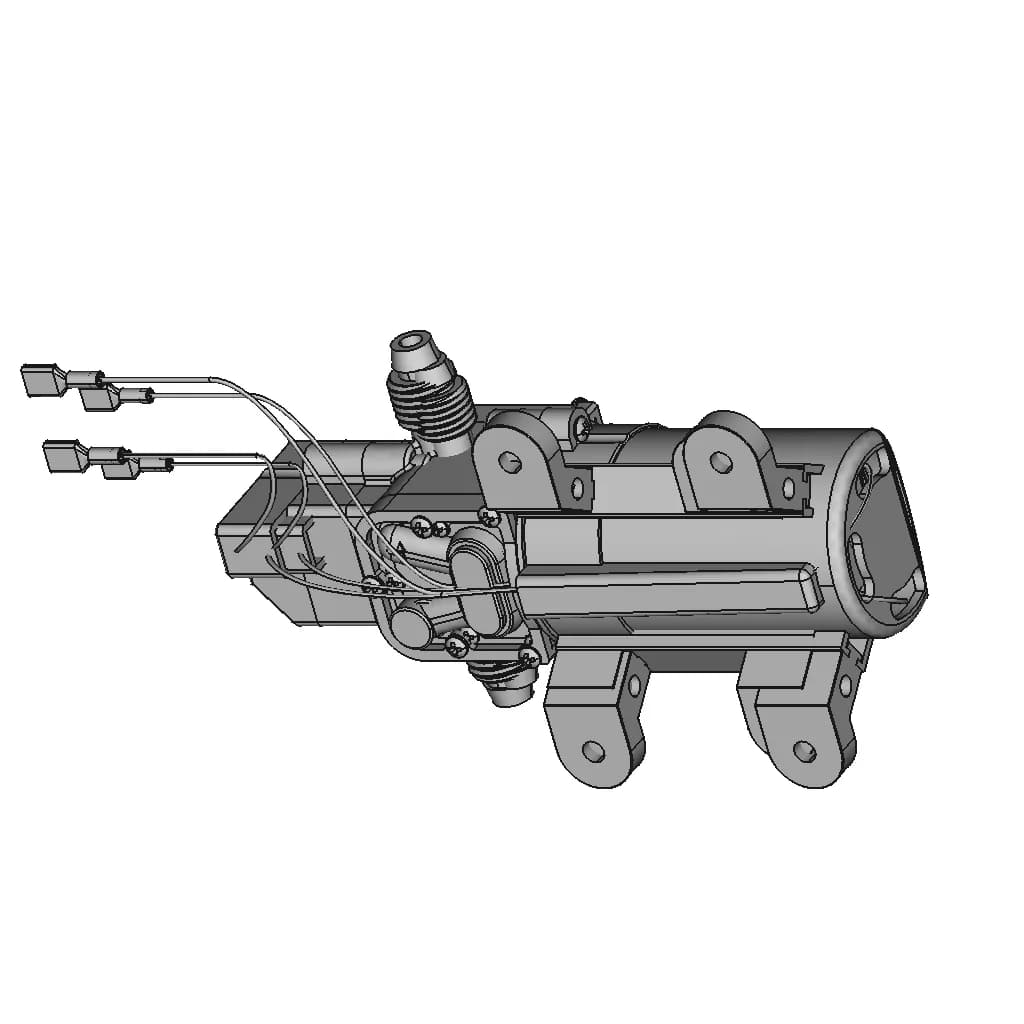 12V Micro Diaphragm Pump - Downloadable CAD Representation_60_30_degree_snapshot