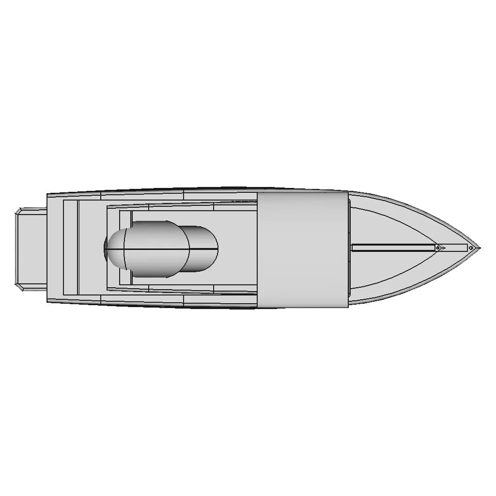 Ski Nautique, (Boat 2) | 3D Engineering Design File_90_0_degree_snapshot