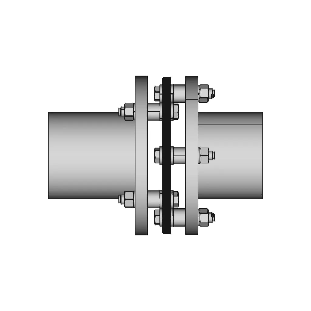 Flexible (Elastic) Coupling | 3D Engineering Design File_0_0_degree_snapshot
