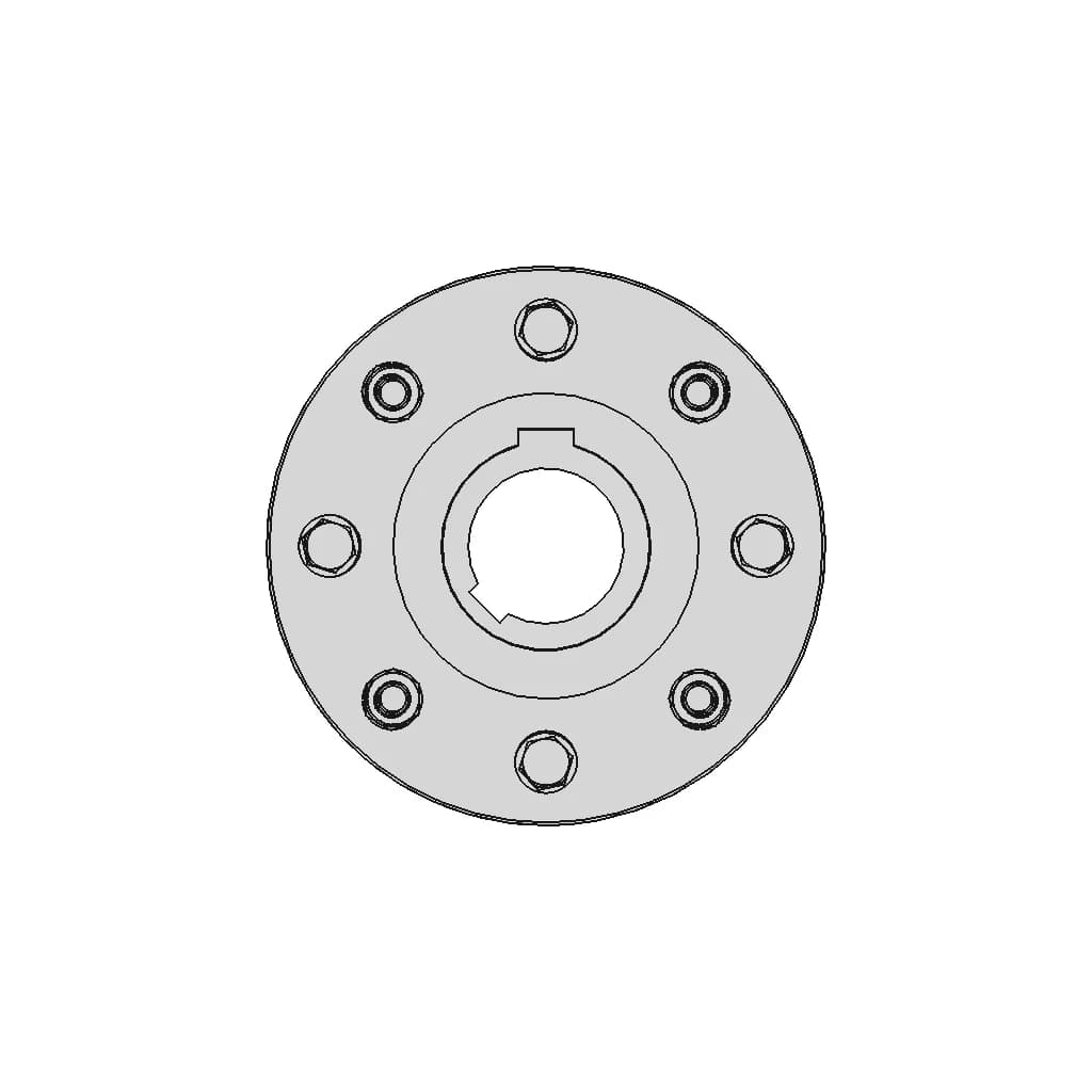 Flexible (Elastic) Coupling | 3D Engineering Design File_0_270_degree_snapshot