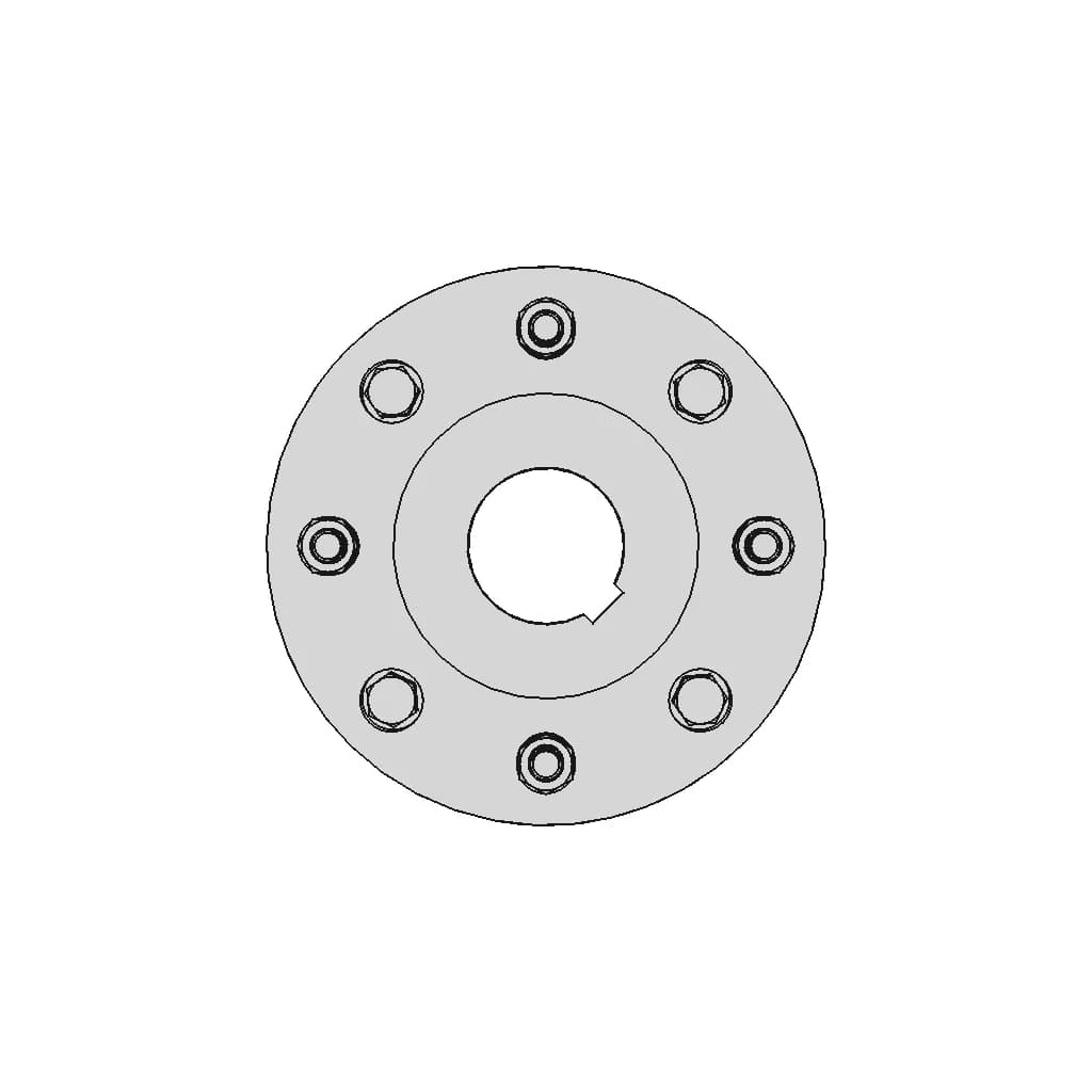 Flexible (Elastic) Coupling | 3D Engineering Design File_0_90_degree_snapshot