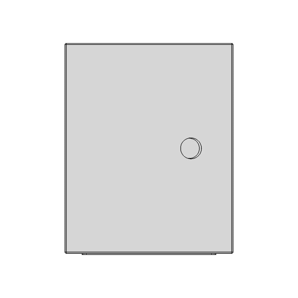 Control Cabinet 200X250X150 Schaltschrank - Downloadable CAD Representation_0_0_degree_snapshot