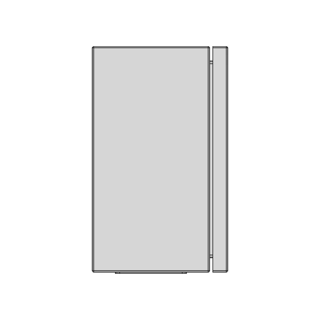 Control Cabinet 200X250X150 Schaltschrank - Downloadable CAD Representation_0_270_degree_snapshot