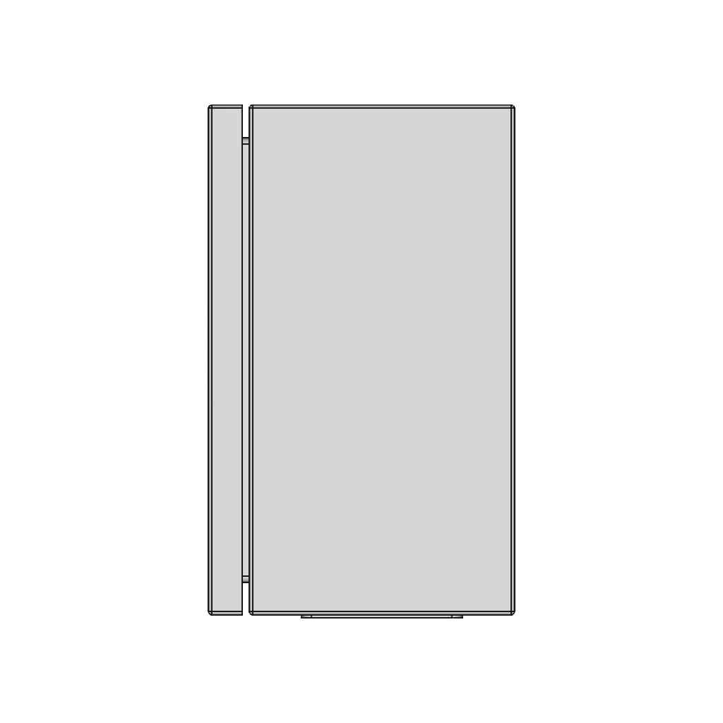 Control Cabinet 200X250X150 Schaltschrank - Downloadable CAD Representation_0_90_degree_snapshot