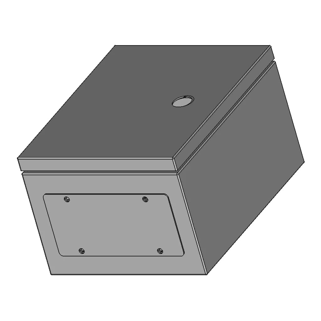 Control Cabinet 200X250X150 Schaltschrank - Downloadable CAD Representation_60_30_degree_snapshot
