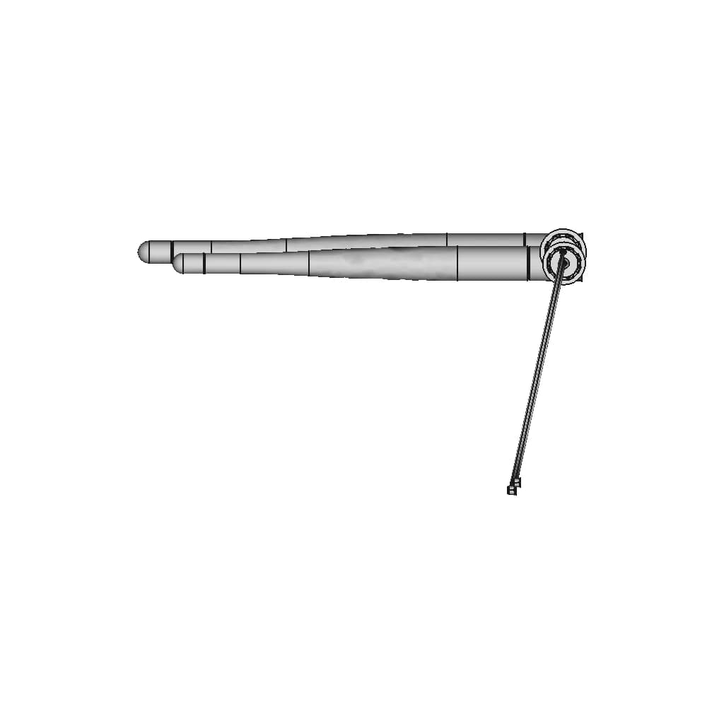 Sma To Umcx Cable With Antenna | 3D Engineering Design File_0_90_degree_snapshot