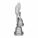 Usb-C Bulkhead Connector - Downloadable CAD Representation_0_0_degree_snapshot