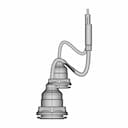 Usb-C Bulkhead Connector - Downloadable CAD Representation_0_270_degree_snapshot