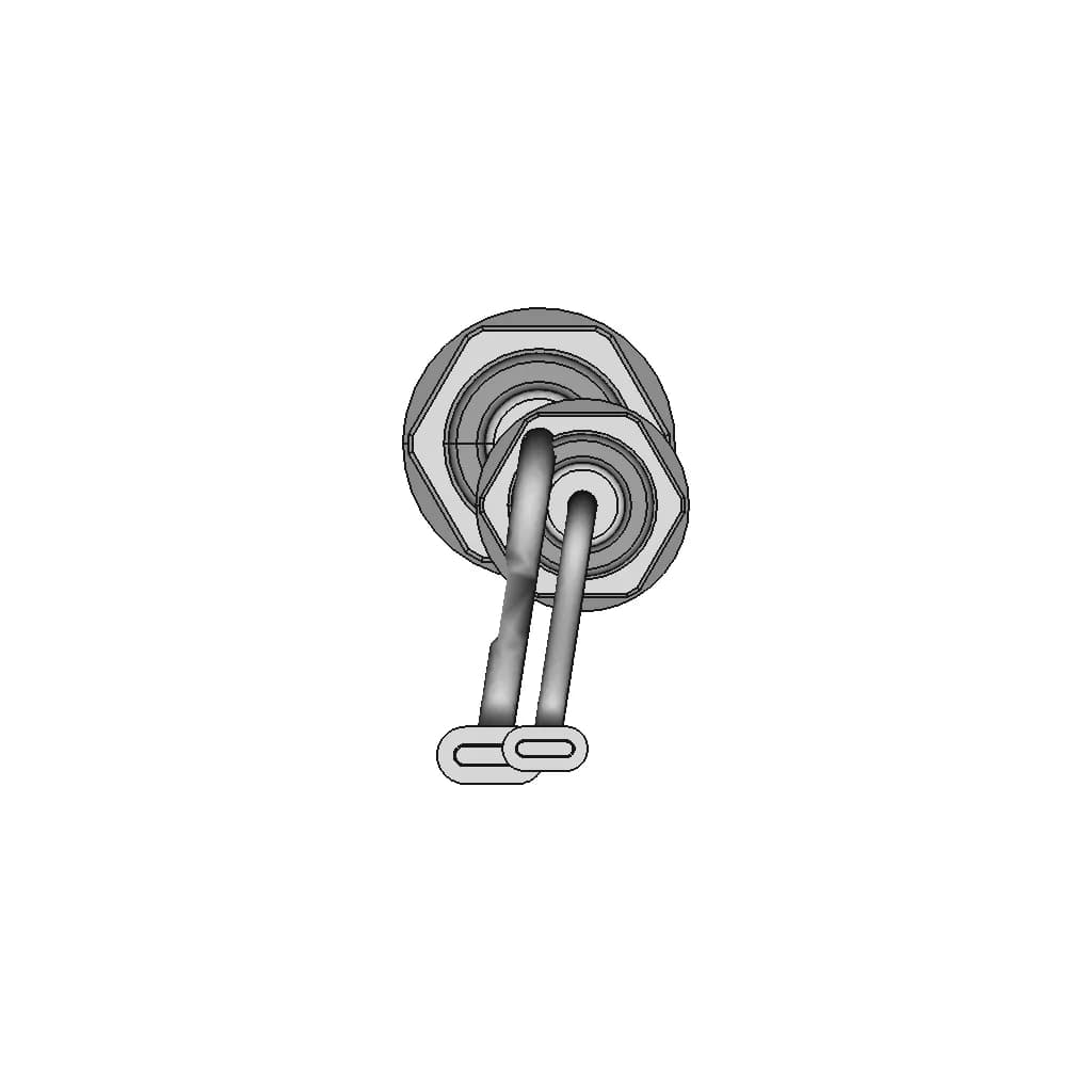 Usb-C Bulkhead Connector - Downloadable CAD Representation_270_0_degree_snapshot