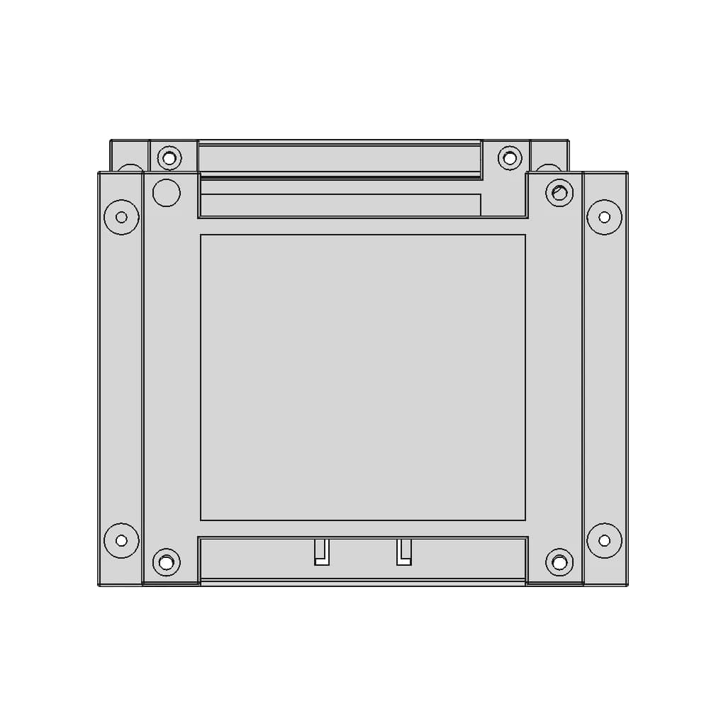 Din Rail Plastic Enclosures Box Brt-80006 | High-Quality CAD Model_270_0_degree_snapshot