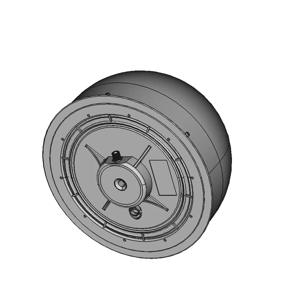 Novatel Gps/Galileo/Gnss L-Band Choke Horn Antenna - Standard Mechanical Component_60_30_degree_snapshot