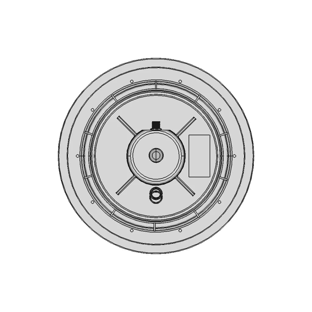 Novatel Gps/Galileo/Gnss L-Band Choke Horn Antenna - Standard Mechanical Component_90_0_degree_snapshot