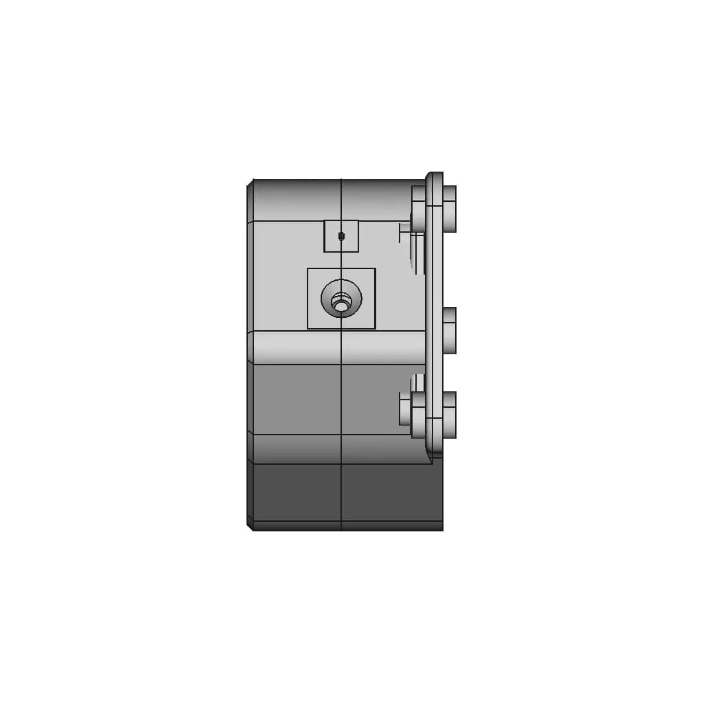Diesel Heater Pump Housing - Standard Mechanical Component_0_90_degree_snapshot