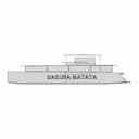Hakuna Matata ''Catamaran'' - Downloadable CAD Representation_0_0_degree_snapshot
