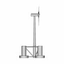 Oc4 Wind Turbine | High-Quality CAD Model_0_270_degree_snapshot