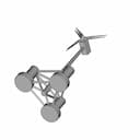 Oc4 Wind Turbine | High-Quality CAD Model_60_30_degree_snapshot
